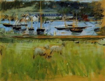 Berthe Morisot : Harbor in the Port of Fecamp